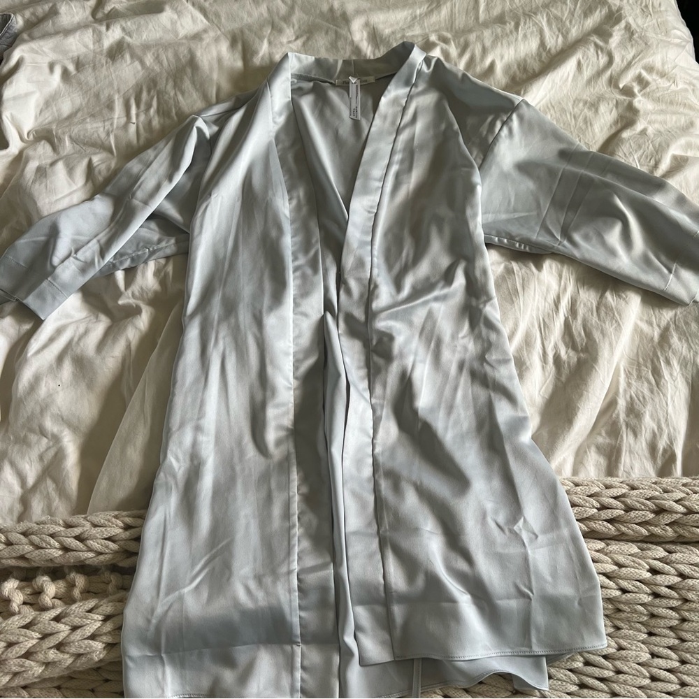 Flora Nickrooz Light Blue Robe - Picture 3 of 6